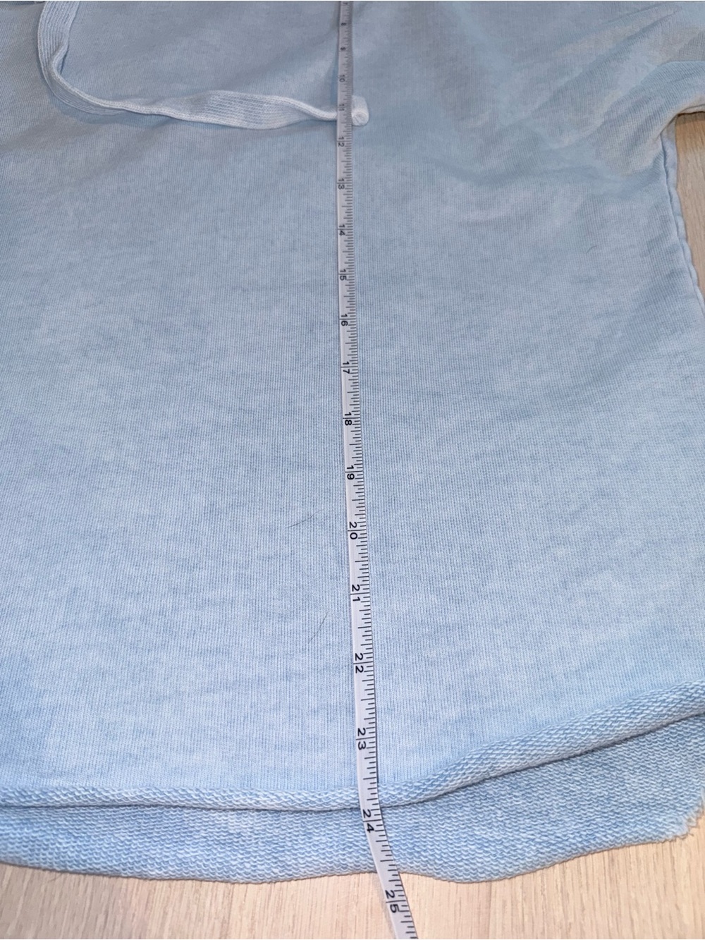 Frank & Eileen Kane Capelet Hoodie Light Blue Medium Like New - Picture 6 of 9